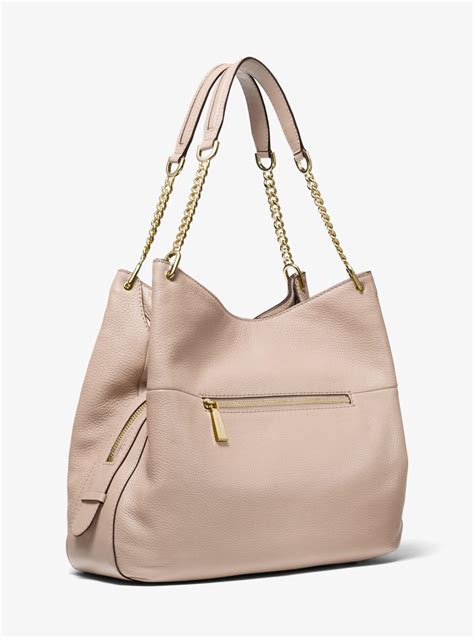 lillie soft lg leather michael kors purse|michael kors large shoulder bag.